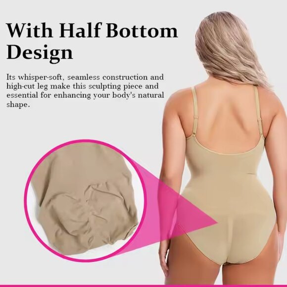 Bodysuit High Waisted Body Shaper Shorts Shapewear for Women Tummy Control Thigh - Picture 5 of 6